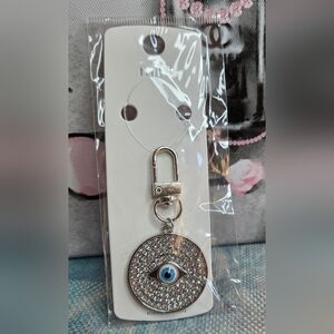 Evil Eye Bag Charm Keychain NIP